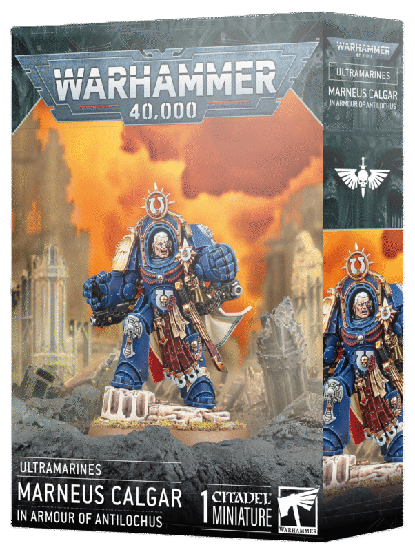 Ultramarines Marneus Calgar in Armour of Antilochus